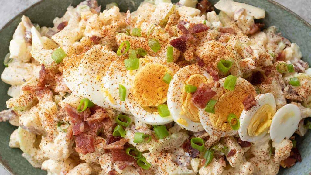 картофельный салат из цветной капусты
