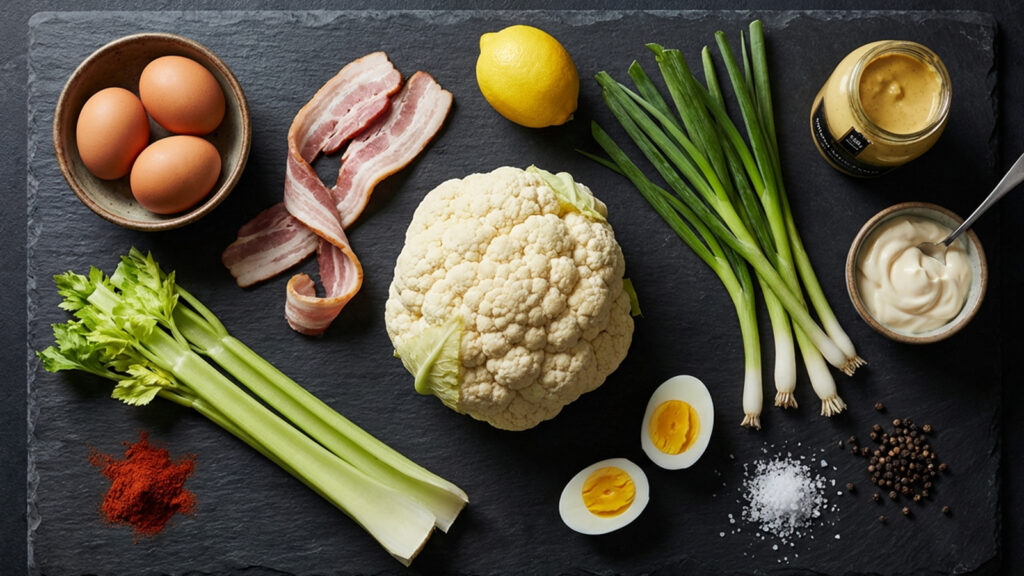 картофельный салат из цветной капусты