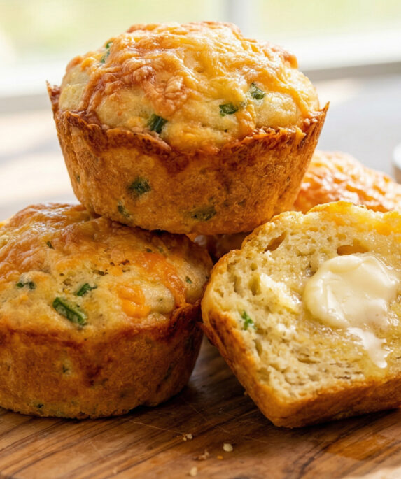 маффины с сыром и халапеньо