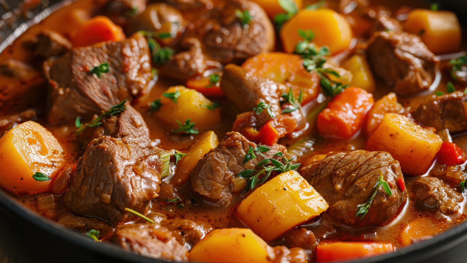 рагу из говядины с овощами